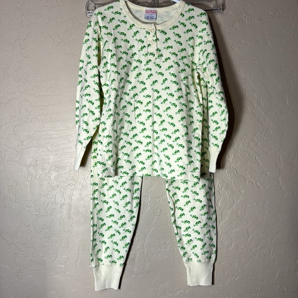 Wee muffin100% cotton turtle print pajama set size 8 - Picture 7 of 7